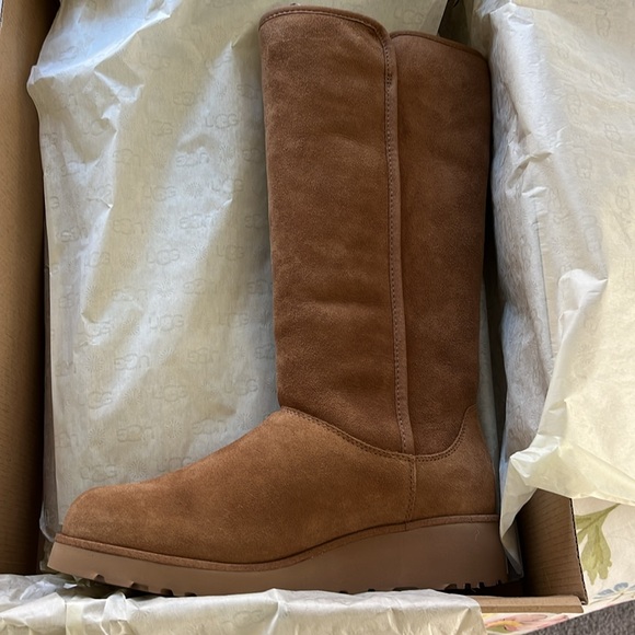 NWTS Ugg Kara Slim Tall Demi Wedge Boot - Picture 5 of 13